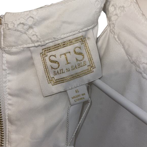 NWT STS Sale To Sable White Dress Size 6 - Picture 5 of 5